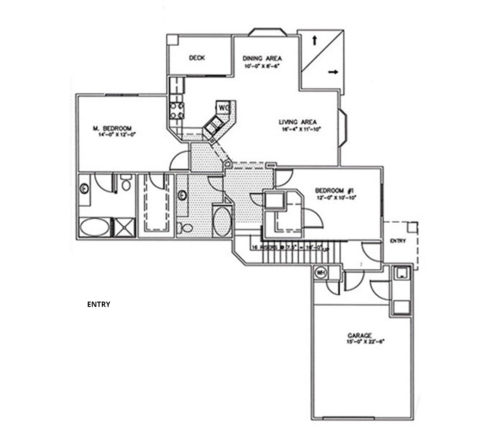 Plan 1246 2 Bedrooms, 2 Baths, 1 Car Garage